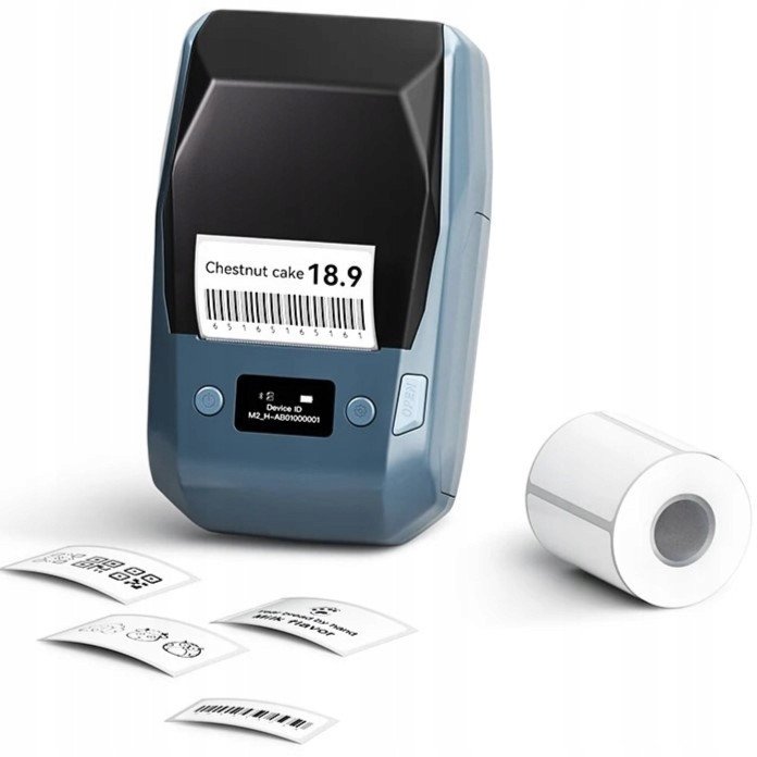 Drukarka etykiet Niimbot NIIMBOT M2 Drukarka Termotransferowa Etykiety Naklejki EAN +1Rolka