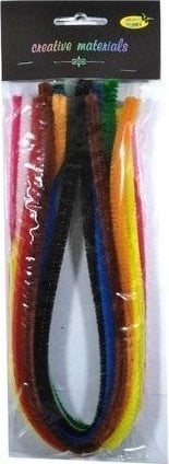 Druty chenille kolorowe 9mmx50cm 10szt