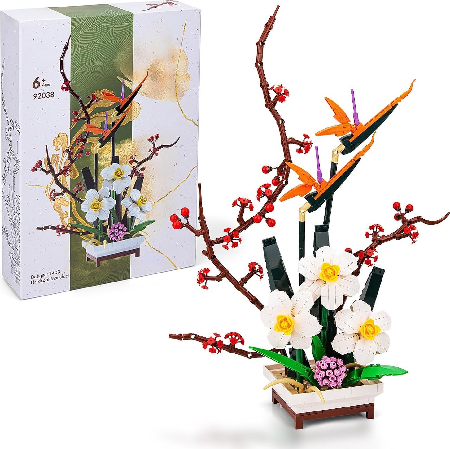 Coil Coil klocki kwiaty narcyz bukiet 800 el. kompatybilne