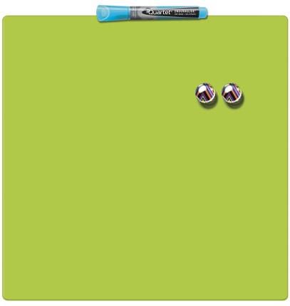 Nobo Quartet 36x36 cm, zielona, magnetyczna, suchościeralna - (1903773)