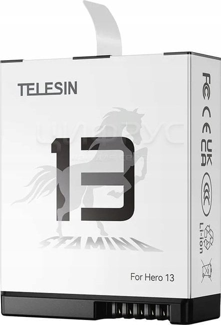 Akumulator Bateria Telesin 1950mah Stamina Do Gopro Hero 13 Hero13 Black / Jh-gp13 / S0-btr-04-tgp