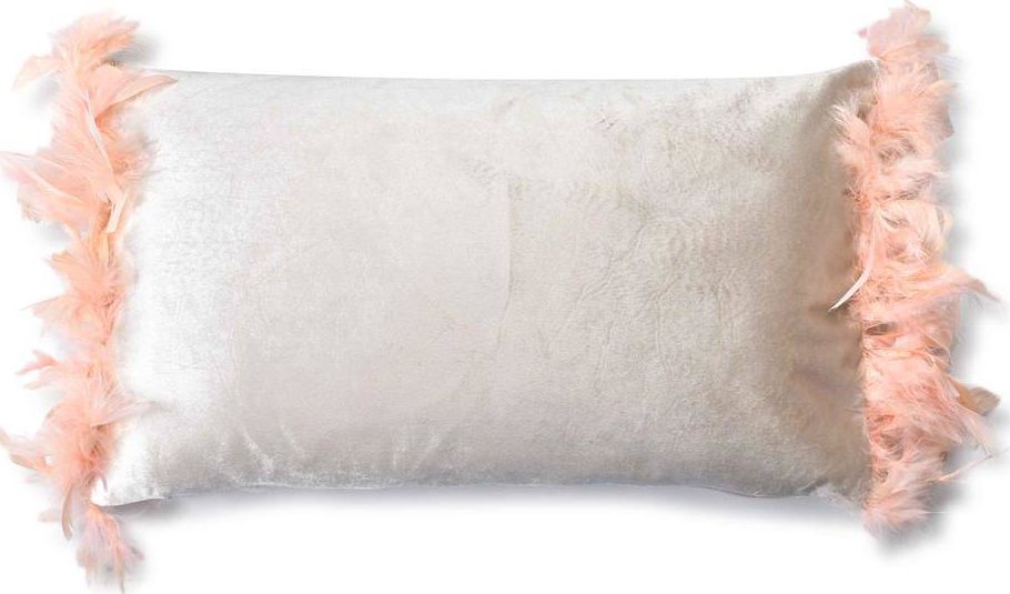 Affek Design LORETA BEIGE Poduszka 50x30cm pióra