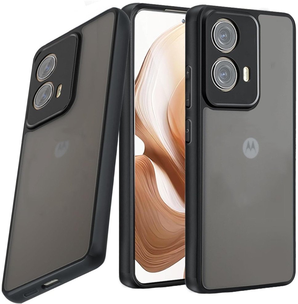 Etui Supero Magmat do Motorola Moto G85 5G, półprzezroczysto-czarne