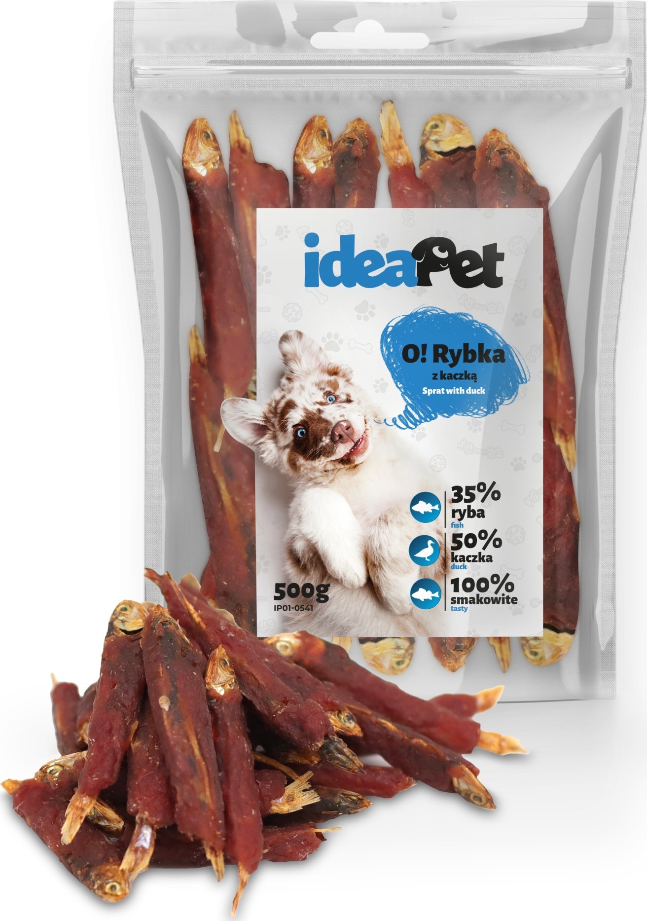IdeaPet IdeaPet Rybka z kaczką 500g