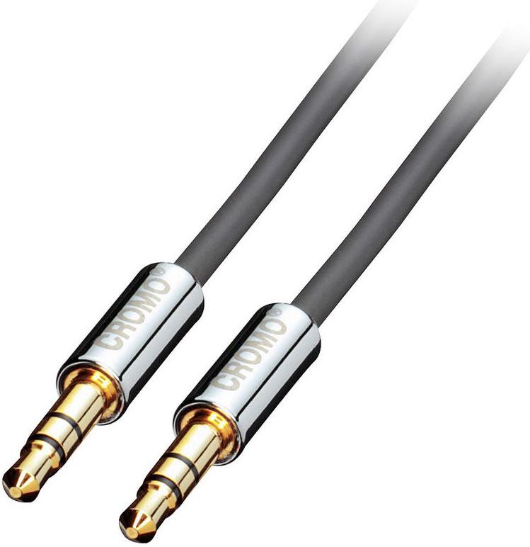 Kabel Lindy Jack 3.5mm - Jack 3.5mm 5m srebrny (35304)