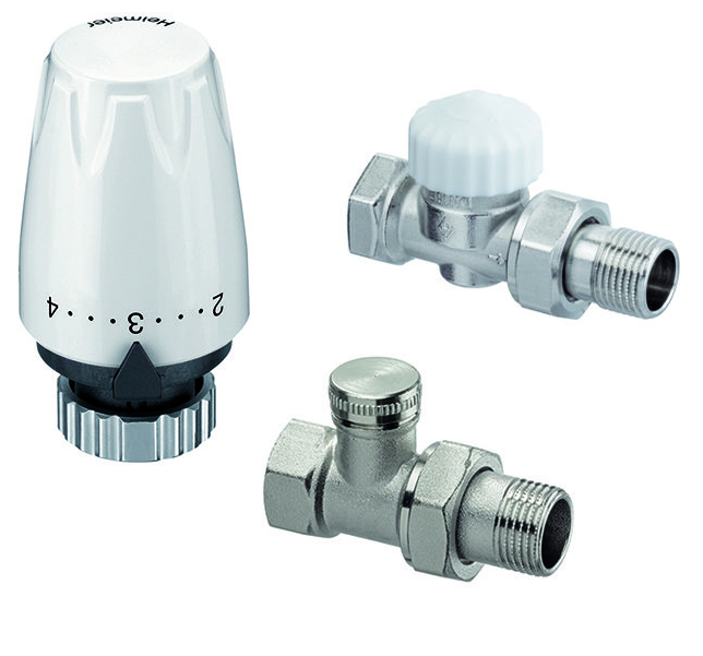 Heimeier Zestaw termostatyczny grzejnikowy DN 15 prosty (DXCALRADP12)