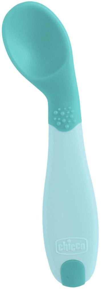 CHICCO-1610025-PIERWSZA ŁYŻECZKA NIEBIESKA 8M+