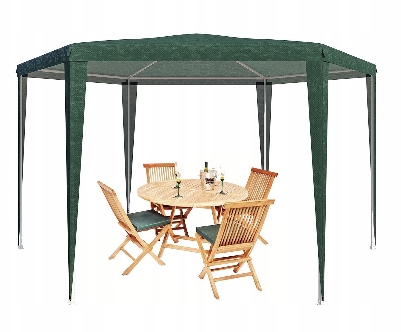 PA6D DACH PE DO PAWILONU 6 ŚCIAN PE GREEN