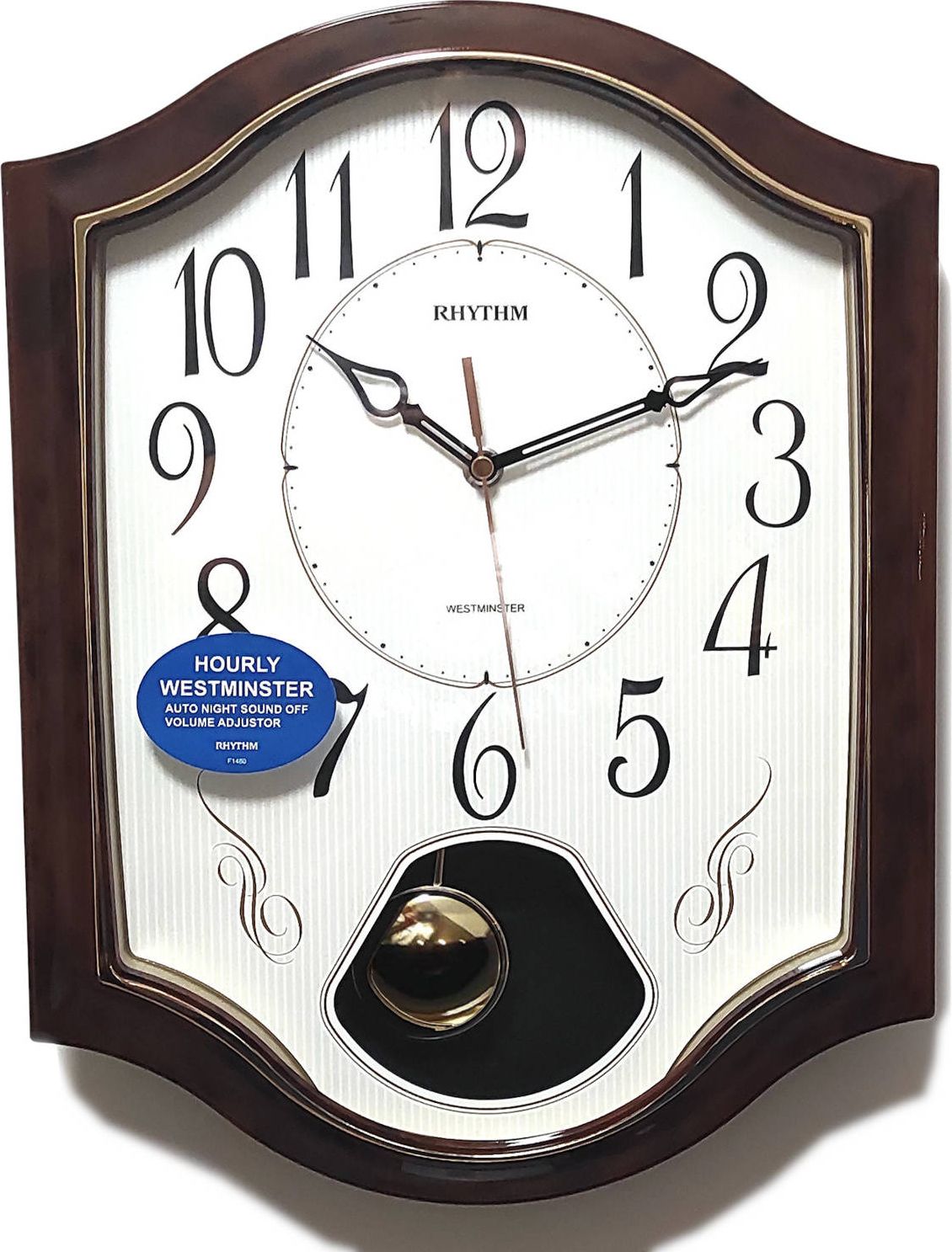 RHYTHM Zegar ścienny Rhythm CMJ494NR06 38 cm kuranty