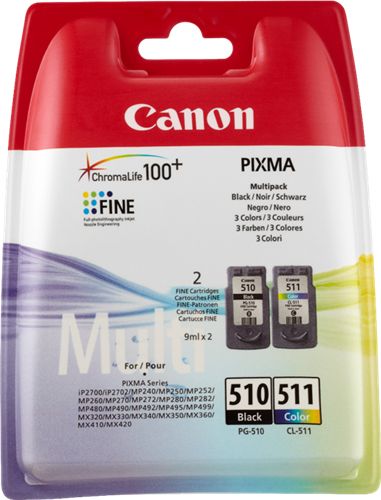 Tusz Canon tusz PG-510/CL-511 2970B010 (cyan, magenta, yellow, black)