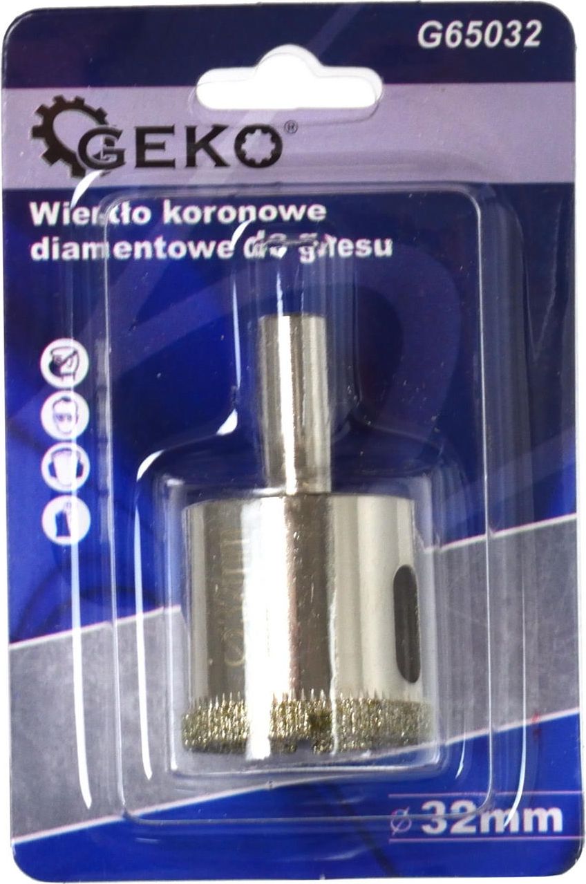 Wiertło Geko Wiertło koronowe diamentowe do gresu 32mm (1/10)