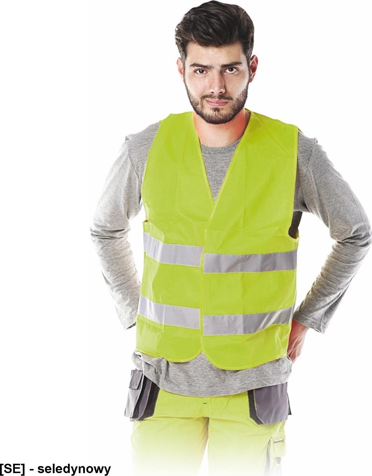 R.E.I.S. KOS-5 - Kamizelka ostrzegawcza typu - pomarańczowy 5XL