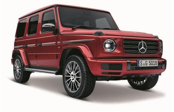 Maisto Model kompozytowy Mercedes-Benz G-Class 2019 1/25 czerwony
