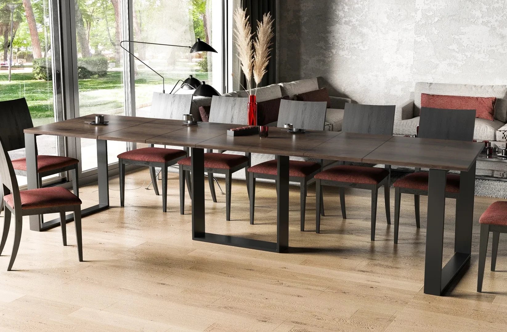 Stół rozkładany BORYS 130(210)x80 dąb monastery ENDO