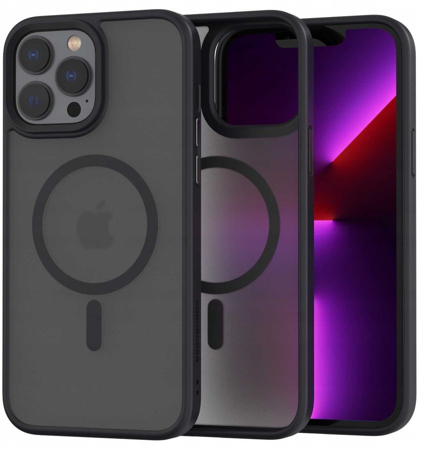 SpaceCase Etui Hybrid Mag iPhone 13 Pro Max black standard