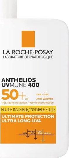 La Roche-Posay La Roche Posay, Anthelios Niewidoczny Fluid SPF 50+, 50 ml - Długi termin ważności!