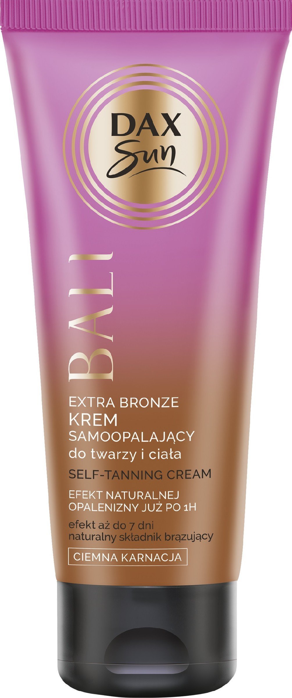 DAX Dax Sun Extra Bronze Krem samoopalający do twarzy i ciała BALI - ciemna karnacja 75ml