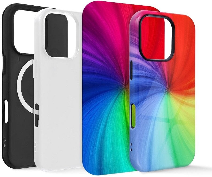 Futerał dwuwarstwowy do sublimacji kompatybilny z MagSafe do IPHONE 15 PRO