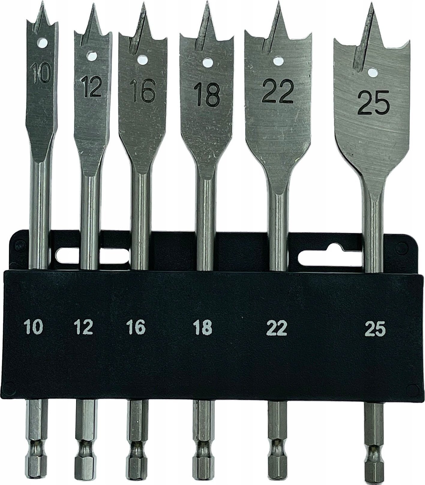 Wiertło Falon-Tech WIERTŁA ŁOPATKOWE PIÓRKOWE PŁASKIE DO DREWNA 6szt