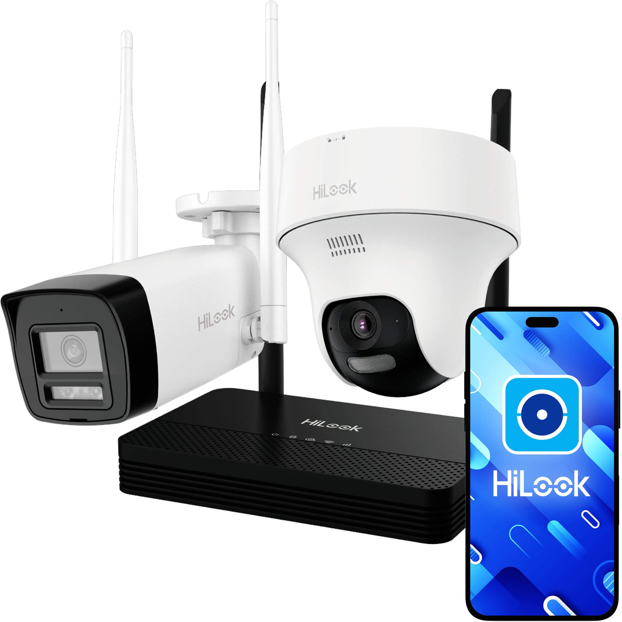 Rejestrator HiLook Zestaw do monitoringu Wi-Fi by Hikvision EasyLink WIFIKIT-BT4-4CH