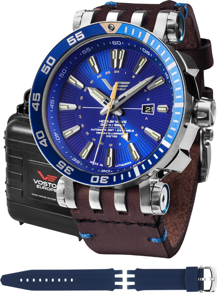 Zegarek Vostok Europe Zegarek męski Vostok Europe NH34-575A716 brązowy