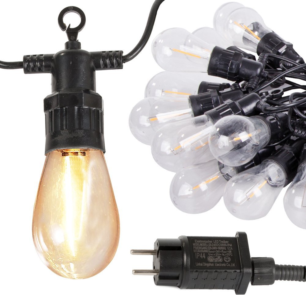 Verk Girlanda ogrodowa łańcuch świetlny lampki 15 led Girlanda ogrodowa łańcuch świetlny lampki 15 led