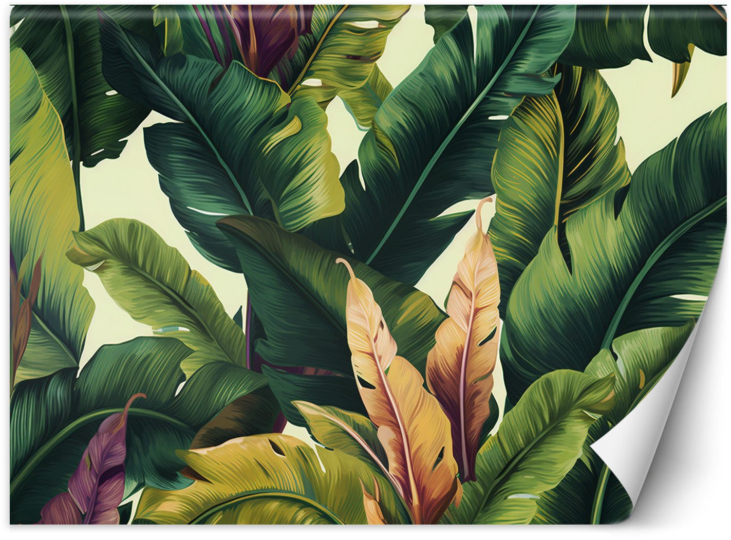 Feeby Fototapeta Kolorowe liście tropikalne 250x175 medium