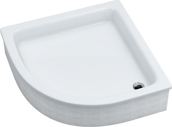 Brodzik SCHEDPOL Brodzik akrylowy Stabilsound 90x90x26/12cm półokrągły r55 Grawello