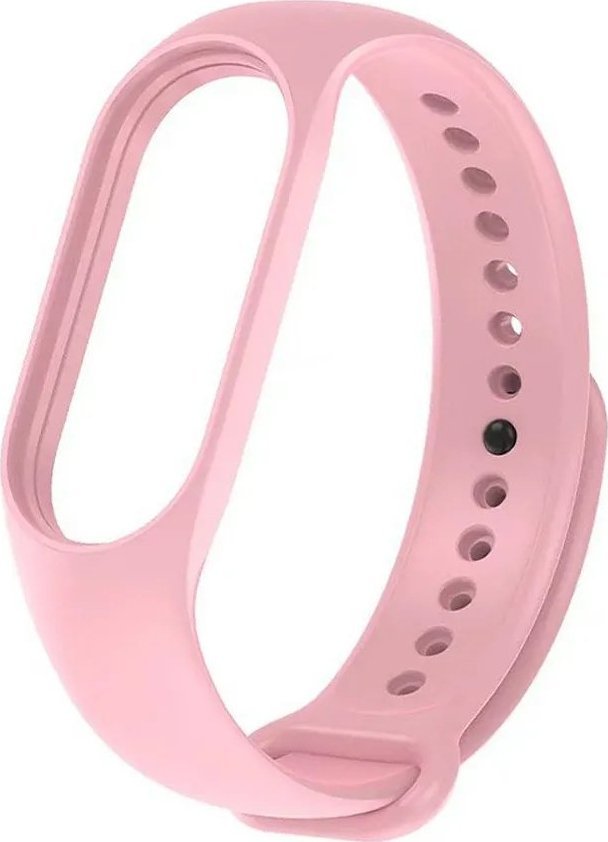 Braders Opaska / Pasek Silikonowy Braders do Xiaomi Mi Band 5 / Mi Band 6 / Mi Band 7 Jasny Różowy