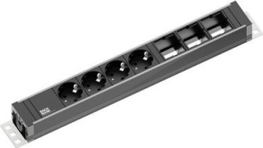 Bachmann BACHMANN UNIVERSAL 4x gniazdo z uziemieniem 3x ABD