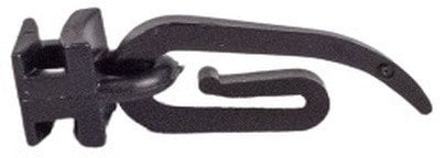PLASTIC SLIDER WITH SING PLAS HOOK BLACK