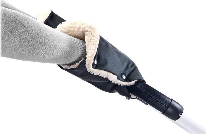 Sensillo Rękawiczka do wózka, czarna (8507)