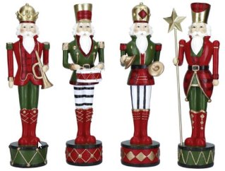 Dekoracja świąteczna Florina Zestaw 4 figurek Dziadkowie do orzechów 25,5cm / Merry Moments