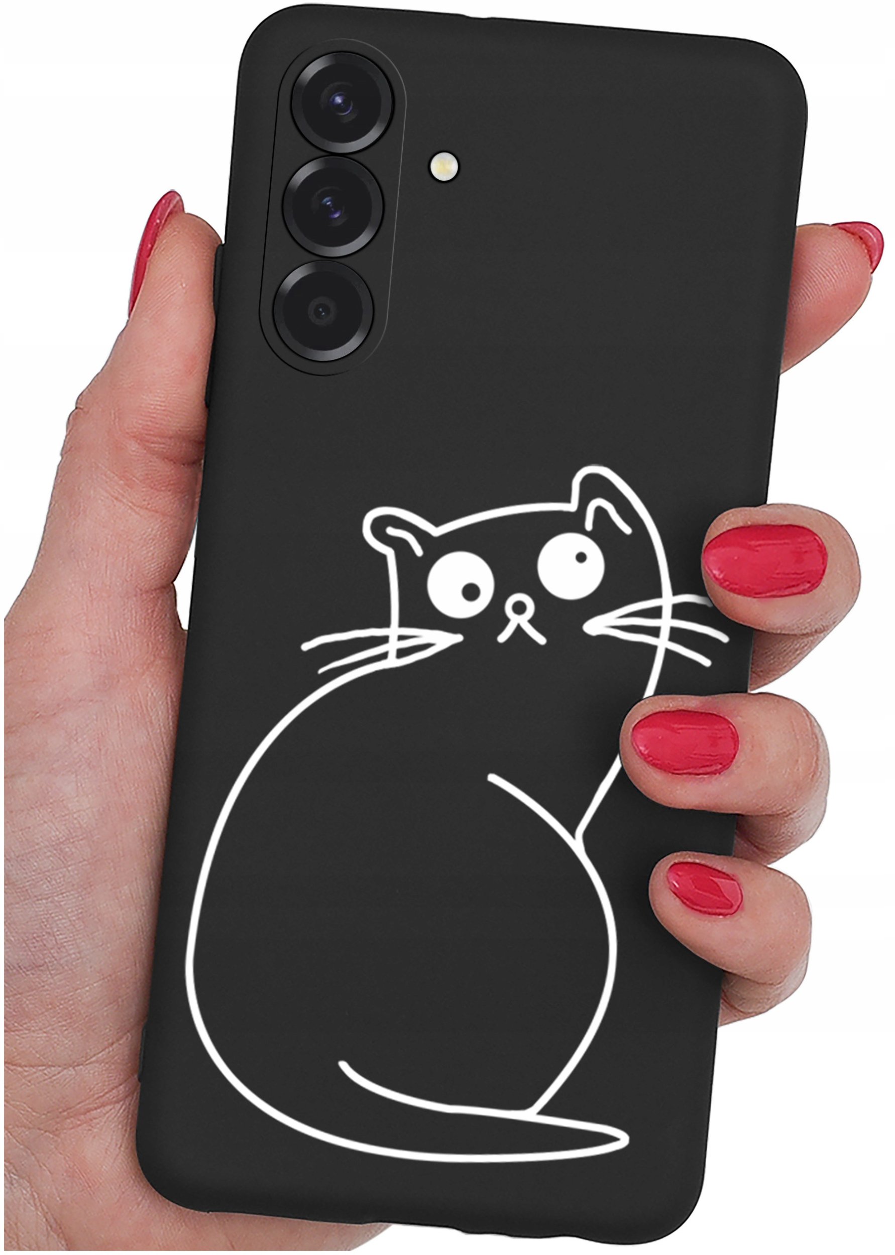 krainaGSM ETUI do Samsung A26 5G SILIKONOWE MATT CASE + SZKŁO 9H