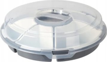 Koopman Talerz z przykrywką do serwowania przekąsek 33 cm