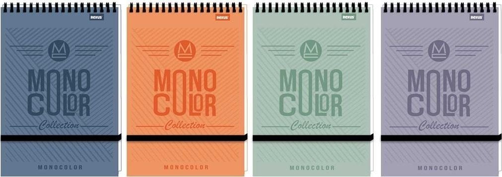 Teka Kołonotes A6/96K kratka Monocolor (10szt)
