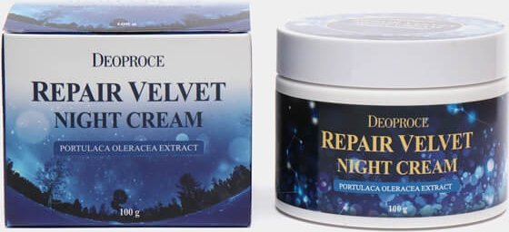 Deoproce Krem na noc rozjaśniający i intensywnie nawilżający Repair Velvet 100g