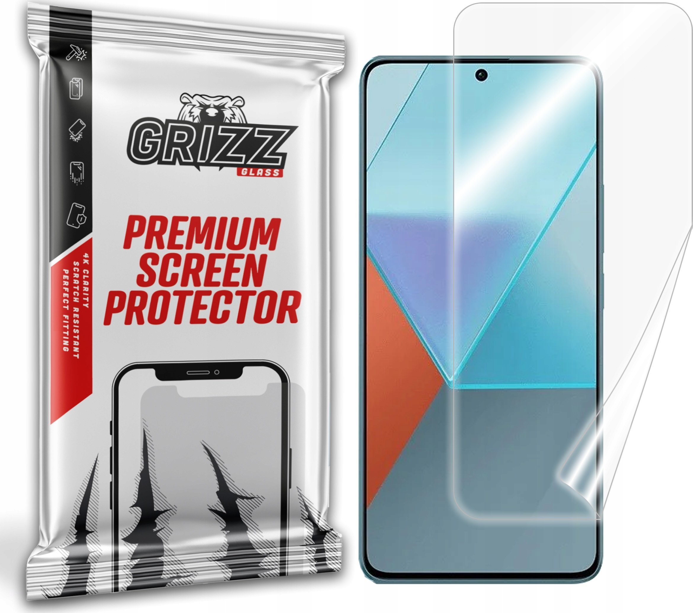GrizzGlass Folia ceramiczna GrizzGlass CeramicFilm do Xiaomi Redmi Note 13 Pro 5G