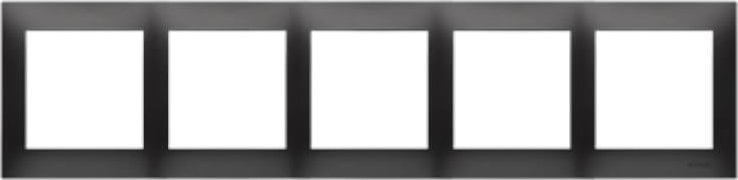 Kontakt-Simon Ramka pięciokrotna Kontakt Simon 54 DR5/49 IP20/IP44 czarna