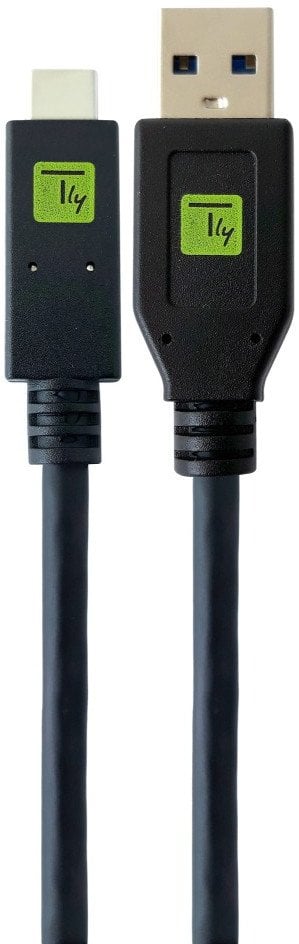 Techly USB3.1 Kabel Stecker Typ-A - Stecker USB Typ-C Schwar