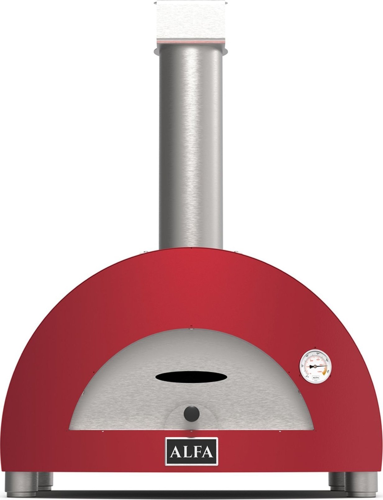 Alfa Forni Alfa Forni Moderno 1 Pizza Wood red