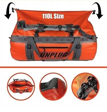 Plecak 155l wodoodporna torba na motocykl łodź UNPLUG Ultimate nowa