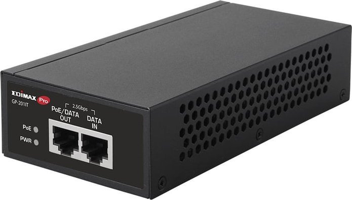 EdiMax Edimax GP-201IT adapter PoE 2.5 Gigabit Ethernet, Fast Ethernet, Gigabit Ethernet