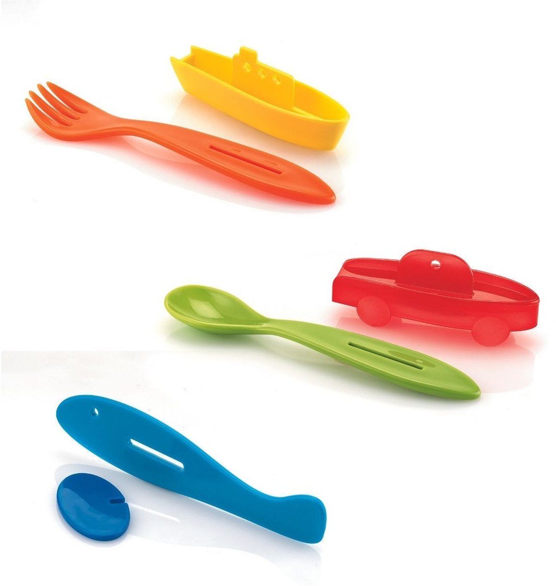 Guzzini TRAFFIC Dreiteiliges Kleinbesteck Set Assorted colors