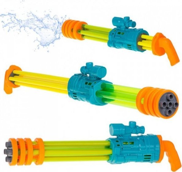 Pistolet na wodę broń wodna 56cm niebieski