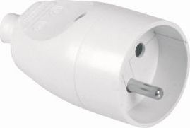 Volteo GNIAZDO POJEDYNCZE 16A 250V ROZBIERALNE Z/U BIAŁE