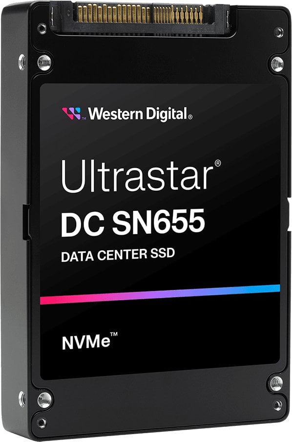 Dysk SSD SanDisk Ultrastar DC SN655 NVMe SSD 15.36TB PCIe Gen4 U.3 SE - WUS5EA1A1ESP7E1