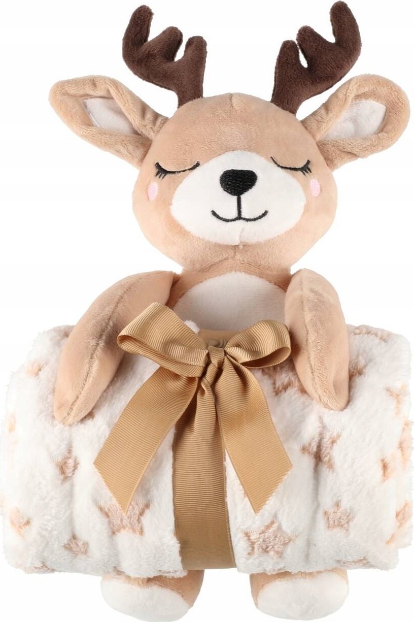4Living Pledas 4Living Throw and plush Deer 75x1
