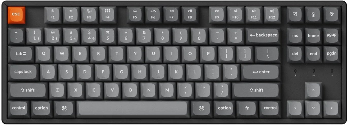 Klawiatura Keychron K8 Max QMK Aluminium Frame Keychron Super Red (K8M-J1)