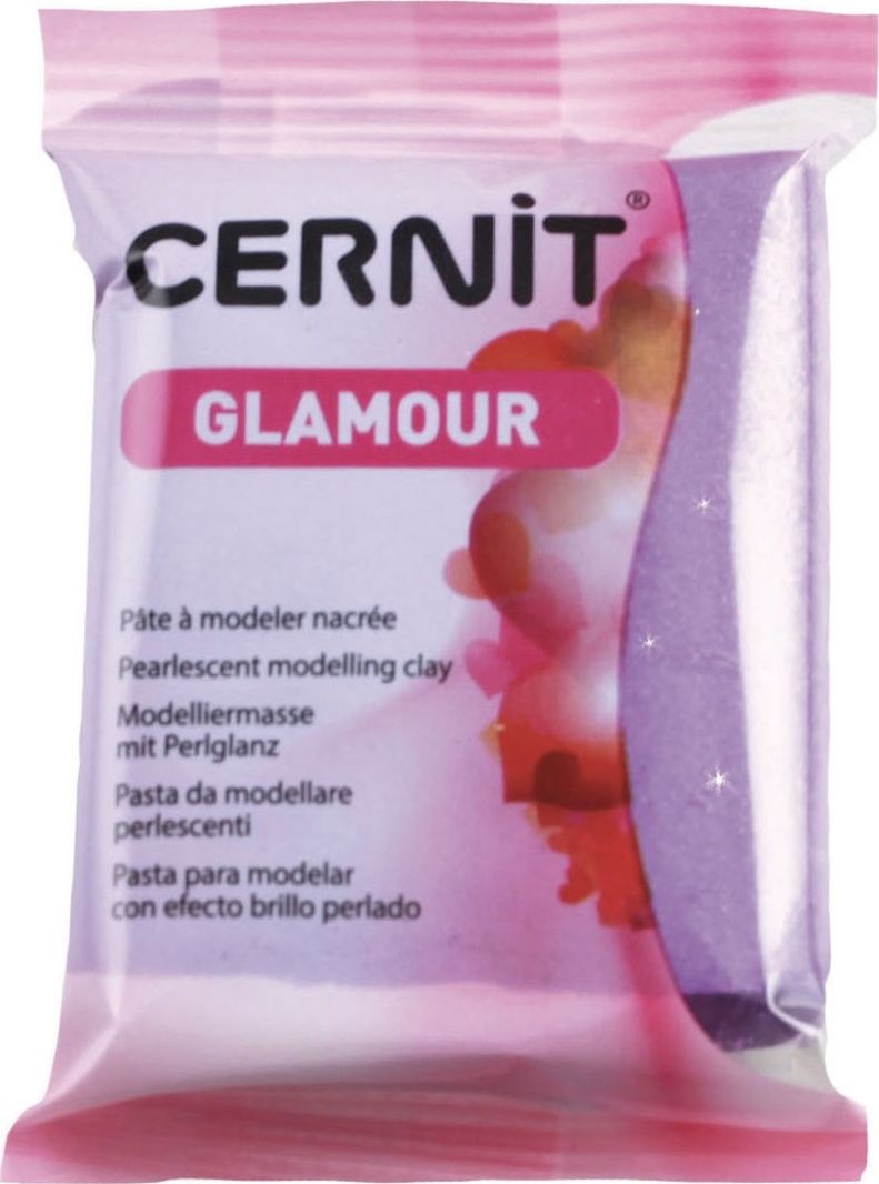 The Clay and Paint Factory Modelina Cernit Fioletowa Perłowa 56 g